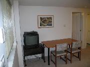 TV and table area