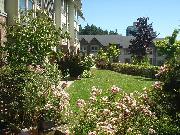 Pretty view of the inner-courtyard from the bedroom